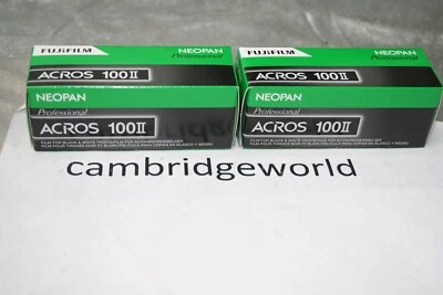 Fujifilm FUJI Neopan 100 Acros II Black &White 120 Roll Film FRESH 6/24 2 ROLLS - Image 1 of 2