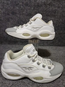 Reebok Allen Iverson Question Low Cloud White Pure Grey Size 12 - Picture 1 of 10
