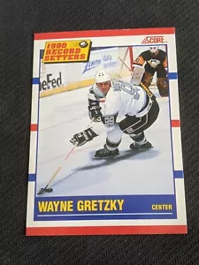 1990-91 Score WAYNE GREZTKY #347 RECORD SETTERS - Picture 1 of 1