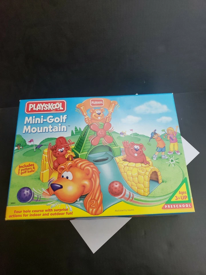 TV Plug & Play Wild Adventure Mini Golf Game Milton Bradley Hasbro Ages 6