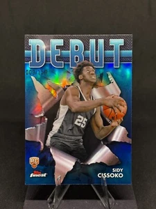 Sidy Cissoko 2023-24 Topps Finest Debut Blue Refractor /150 #D-26 Spurs Rookie - Bild 1 von 2