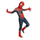 avengers iron spider End Game Halloween costume Mask Padded Jumpsuit Boys 4-6