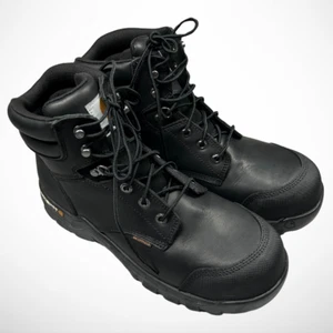 Carhartt Men 6" Ground Force Composite Toe Waterproof Work Boots Black SZ 11 - Picture 1 of 6