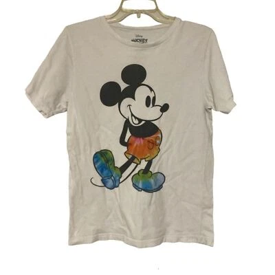 Disney Mickey Mouse Tie Dye Graphic Tee T-Shirt - Size Boys Girls XL - Image 1 of 3