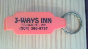 3-Ways Inn, Fairmont, West Virginia Key Chain. key chain ring tag - Picture 1 of 3