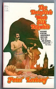 THE DETECTIVE WORE SILK DRAWERS Peter Lovesey 1974 1st Print DELL Boxing Fighter - Picture 1 of 2