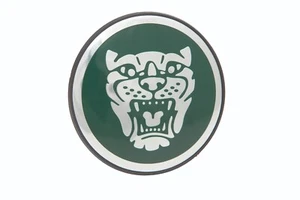 JAGUAR GROWLER 1995-2009 ALLOY WHEEL BADGE GREEN/SILVER FAST POSTAGE C2C30080 - Picture 1 of 5