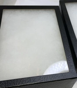 Display Case Lot Of  2 Jewelry Collectable Glass Top 6 X 8 Showcases - Picture 1 of 9