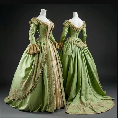 1760s Baroque Georgian Rococo French Royal Princess Dress Renaissance Ball Gown - Image 1 of 4