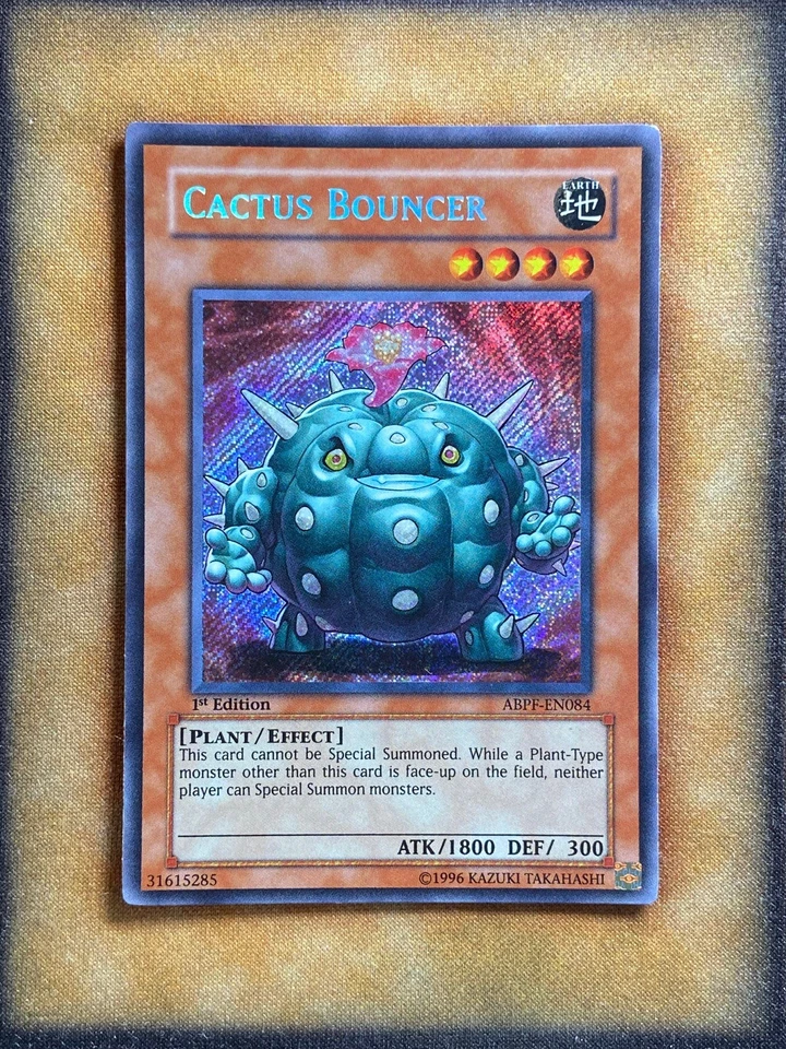 Yugioh Cactus Bouncer ABPF-EN084 Secret Rare 1st Ed VLP - Image 1 of 1