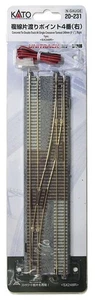 Kato 20-231 N 9-3/4" Right Double Concrete Tie Track Single Crossover Unitrack - Picture 1 of 4