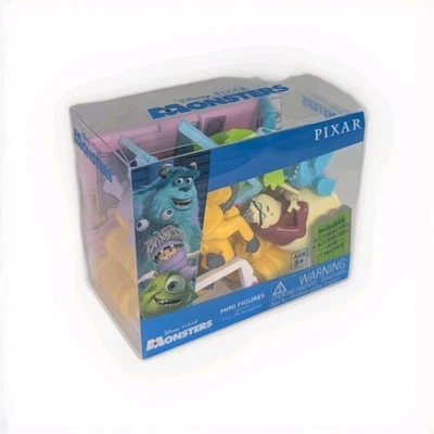 全新迪士尼 Pixar Critter Crate Monsters Inc 迷你玩偶配件蛋糕装饰 — 第 1/2 张图片