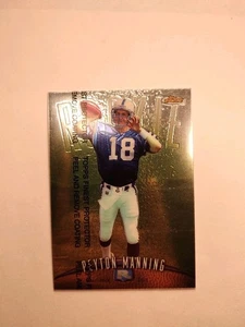 1998 Topps Finest #121 Peyton Manning RC w/ Coating Indianapolis Colts - Picture 1 of 2