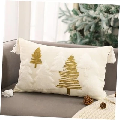 Pcs Christmas Tree Pillow Covers 20 x2 Inch Christmas 20" x 12" (Pack of 1) 1 - Image 1 of 4