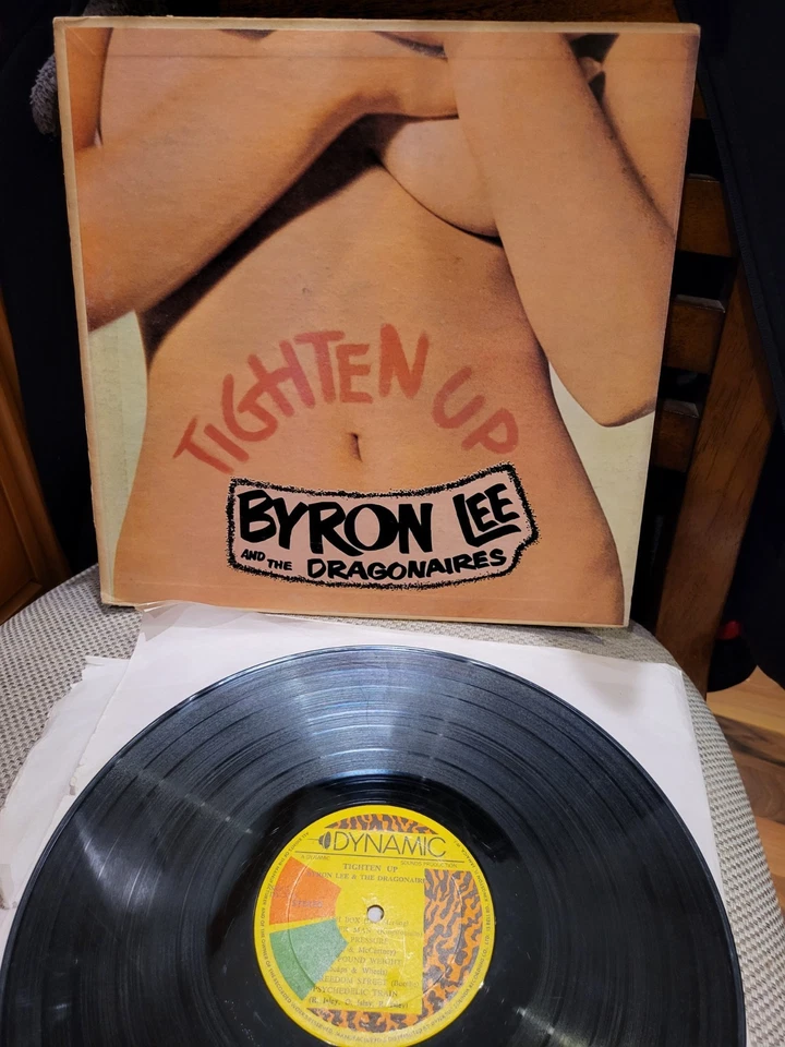 Byron Lee Tighten Up LP EX Vinyl VG+ Cover Dynamic DY3315 Jamaica Reggae 1969 - Image 1 of 4