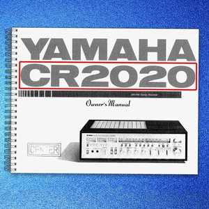 YAMAHA CR 2020 Bedienungsanleitung Owners Manual - DOUBLE WIRE SECURE - RUGGED COVER - Bild 1 von 10