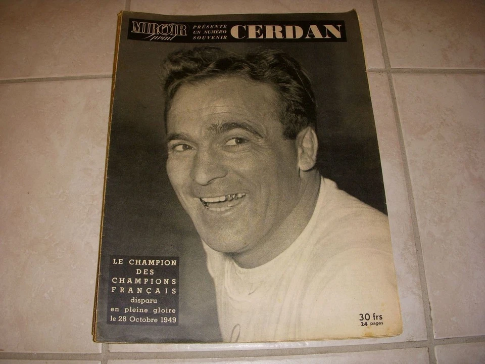MIROIR SPRINT xxx 07.11.1949 SPECIAL 24 pages HOMMAGE à Marcel CERDAN - Photo 1/1