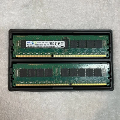 SAMSUNG 8GB 1Rx4 PC3L-12800R M393B1G70QH0-YK0 Lot Bundle of 2 - Image 1 of 4