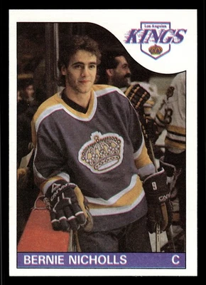 1985-86 Topps Bernie Nicholls #148 - Los Angeles Kings - casi nuevo+ Foto 1 de 2