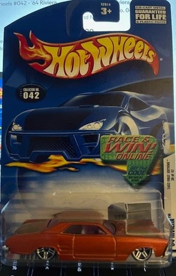Hot Wheels '64 Riviera 2002 Primeras Ediciones30 de 42 Nº 042 Orange Buick Foto 1 de 3