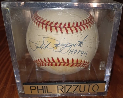 Phil Rizzuto JSA Authentication Signed Baseball HOF 94 Official American League - Image 1 of 4