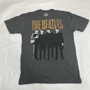 The Beatles 2009 T-Shirt dunkelgrün-grau Grafik Tee Gr. L - Bild 1 von 5