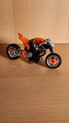 Motocicleta Hot Wheels Orange Racing 2002 usada 4/12" de largo rara diecast Foto 1 de 4