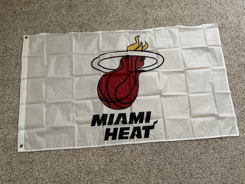 Miami Heat Flag 3x5ft Banner Polyester Basketball USA FAST SHIP Cover