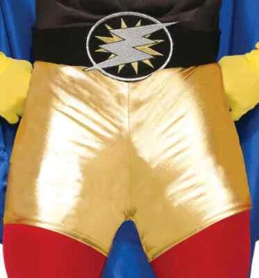 Be Your Own Hero Shorts Superhero Halloween Adult Costume Accessory 3 COLORS - Image 1 of 2