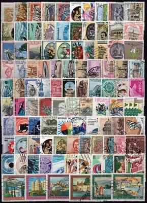 082 - Italy - 200 Different Used Stamps  - Image 1 of 2