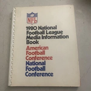 1980 National Football League Media Information Book AFC NFC - Picture 1 of 4