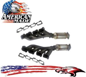 Front Manifold Converter MADE IN USA for Cadillac SRX 04-09 & STS 05-10 4.6L AWD
