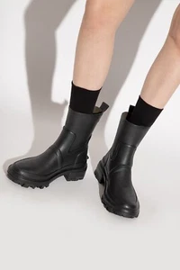 NIB $225 Rag & Bone Shiloh Rain Boots In Black Size: 39/9US - Picture 1 of 9