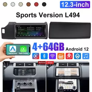 12.3" Android 12 Autoradio GPS Navi CarPlay Retrofit Für Range Rover Sport 13-17 - Bild 1 von 11