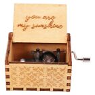 4X(You Are Wood Music Boxes, Vintage Wooden Sunshine Musical Box Gifts for 