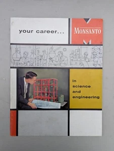 1950s MONSANTO Your Career In Science & Engineering Booklet - Picture 1 of 4
