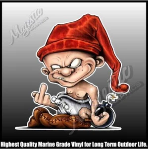 BABY TERROR - 150mm x 145mm - DECAL - Picture 1 of 1
