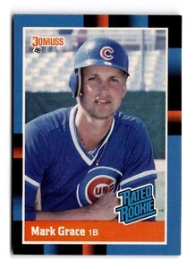 1988 Donruss #40 Mark Grace - Picture 1 of 2