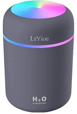 300ml Portable USB Car Humidifier LED Mini Home Mist Purifier Aroma Diffuser N - Image 1 of 4