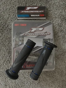 PRO GRIP 838 TRIALS GRIPS BLACK/BLUE BETA GAS GAS SHERCO GRIPS FREE UK POSTAGE - Picture 1 of 2