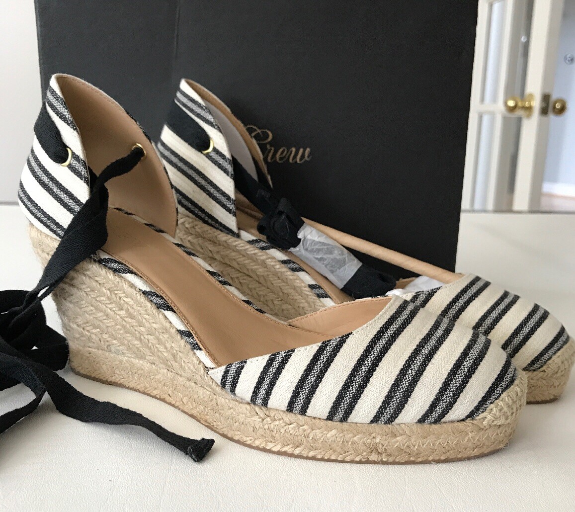 j crew factory espadrille wedges