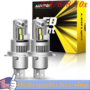 2/4X 9003 H4 LED White Headlight bulb Kit 1000W 10000LM Hi/Lo Beam Super Bright - Picture 1 of 22