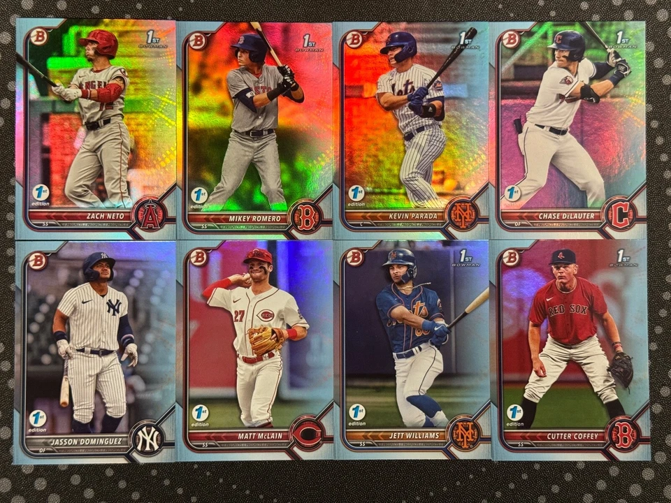 2022 Bowman Draft 1st Edition Sky Blue Foil You Pick Complete Your Set! - Image 1 of 1