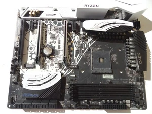 ASRock X370 Taichi Motherboard AMD X370 AM4 for GEN 3 , 4 and 5 Ryzen - READ - Picture 1 of 9