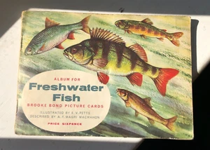 Brooke Bond Teekarten Album Komplettset Süßwasserfisch - Bild 1 von 4