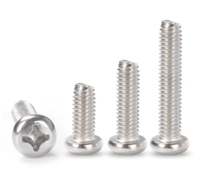 M4 M5 M6 POZI PAN MACHINE SCREWS PHILLIPS POZI DRIVE BOLTS 304 STAINLESS STEEL - Image 1 of 4