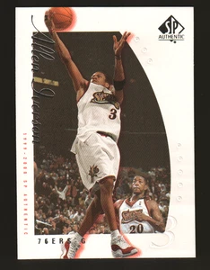 1999-00 UD SP Authentic #60 - Allen Iverson - Philadelphia 76ers  99-311 - Picture 1 of 2
