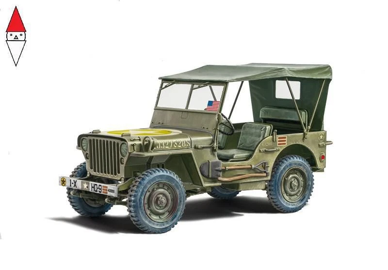 ITALERI 1/24 WILLYS JEEP MB 80TH ANNIVERSARY - Immagine 1 di 4