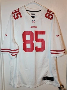 Vernon Davis SF 49ers Jersey XL Nike On Field NFL Players White - Picture 1 of 7