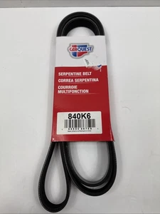 Carquest 840K6 - Cinturón Serpentino Estándar: 84.0" Largo, 6 Costillas - Nuevo - Imagen 1 de 2